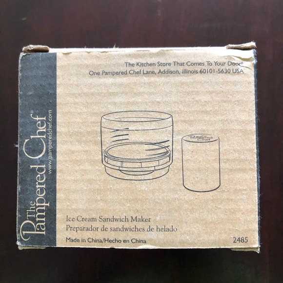 Pampered Chef Kitchen Pampered Chef Ice Cream Sandwich Maker New